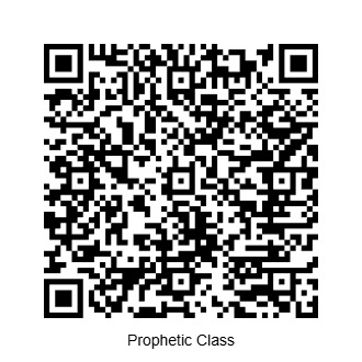 QR code to make payment for Prophetic Class Payment